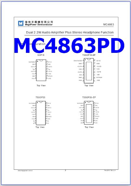 PDF MC4863PD Components