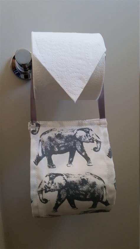 Elephant Toilet Roll Holder Free Shipping Bathroom Etsy