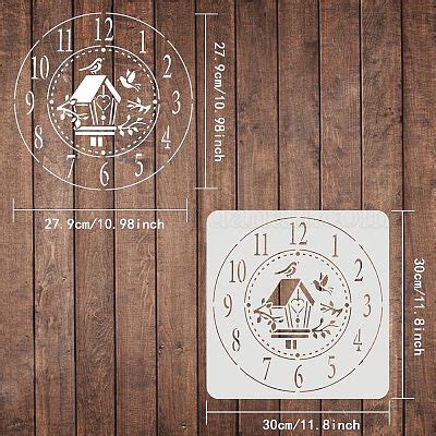 Wholesale Fingerinspire Clock Stencil X Cm Create Diy Clock Crafts