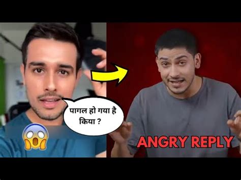 Dhruv Rathee ANGRY Reply To Him He Called German Shepherd To Dhruv