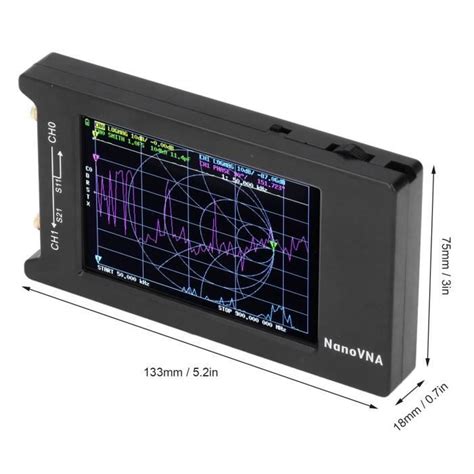 JIE Analyseur D Antenne Portable Analyseur De Réseau Vectoriel Imageur