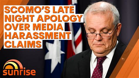 Scott Morrisons Late Night Apology Following Media Harassment Claims