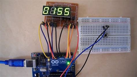 Interfacing Arduino With 7 Segment Display 4 Digit Counter Example Images