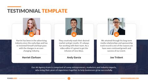 Testimonial Template | 4+ Testimonial Slides | Download & Edit