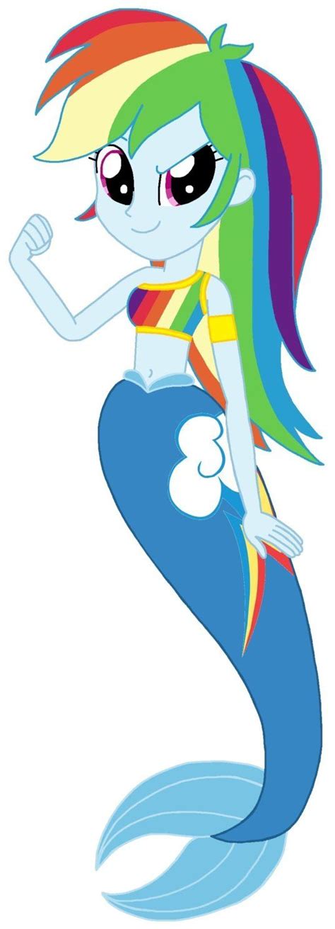 Eg Mermaid Rainbow Dash By Cruelladevil84 On Deviantart Mlp My Little