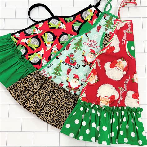 Christmas Aprons For Children Cute Kids Christmas Aprons Holiday