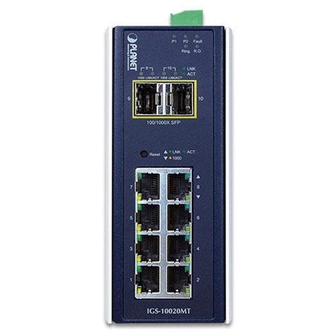 IGS-10020MT. Промышленный 8-портовый 10/100/1000T + 2-портовый 1G/2.5G ...