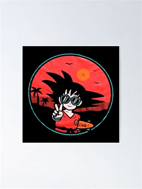 Goku Peace Poster For Sale By Frankpolo Redbubble