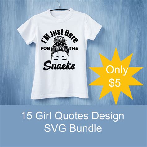 15 Girl Quotes Design SVG Bundle - MasterBundles