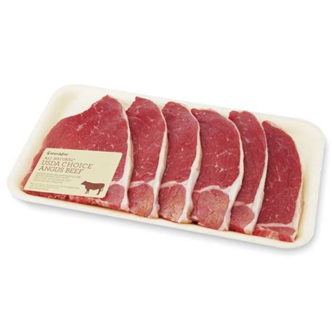 Greenwise Angus Bottom Round Steak Thin Sliced Usda Choiceraised