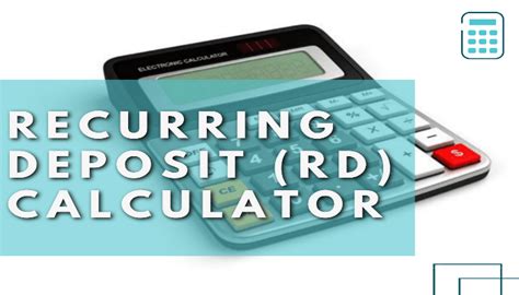 SBI RD Calculator Online SBI Recurring Deposit Calculator