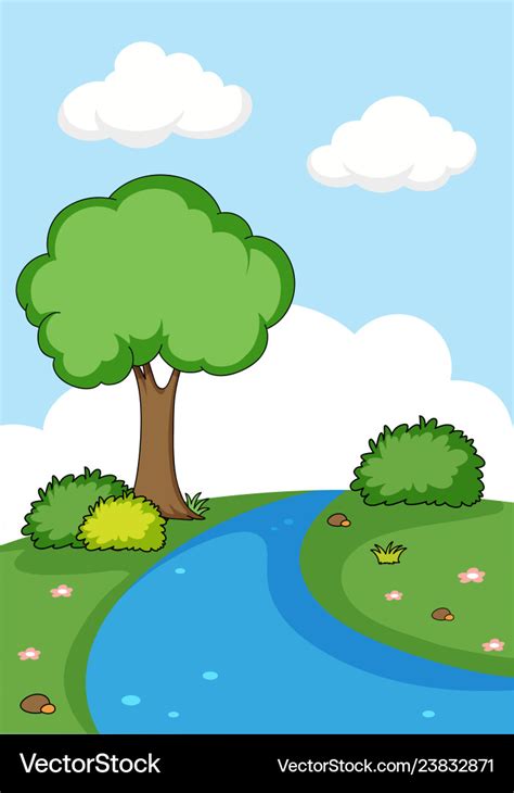 A simple nature background Royalty Free Vector Image