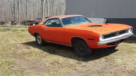 1970 Plymouth Cuda` 340 Auto Hemi Orange391 Sgrip Classic