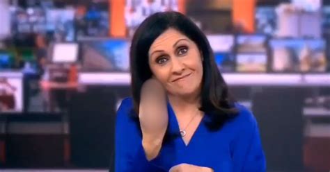 BBC Anchor Maryam Moshiri S Unintentional On Air Gesture