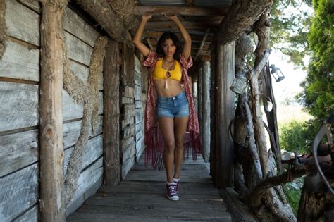 Angel Constance Brunette Girl Pose Hands Shorts Legs Plimsoll Shoe Hd Wallpaper Rare