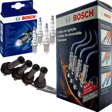 Kit Cabos E Velas Bosch Ford Fiesta Focus Sigma V Flex Frete Gr Tis