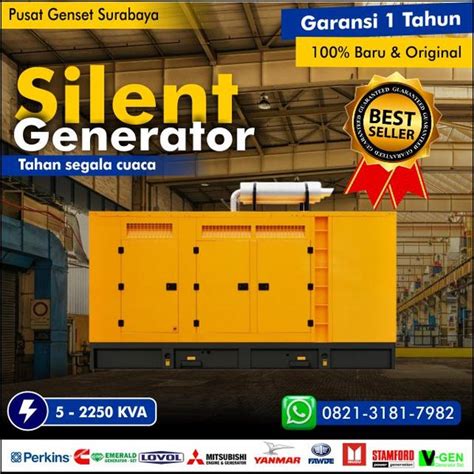 Jual Genset Cummins 150 Kva 100 Kva 80 Kva Murah Terpercaya Di