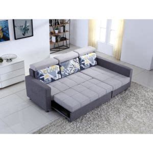 China Small L Shaped Fabric Sofa with Sofa Bed Function - China Fabric ...