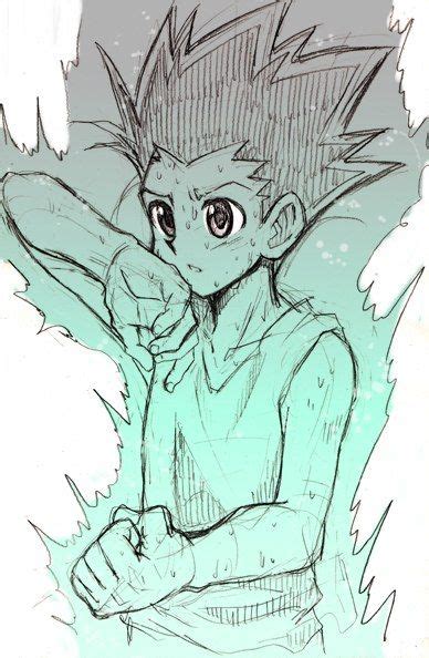 Gon Freecs Hunter X Hunter Cute Drawings Fan Art Black And White