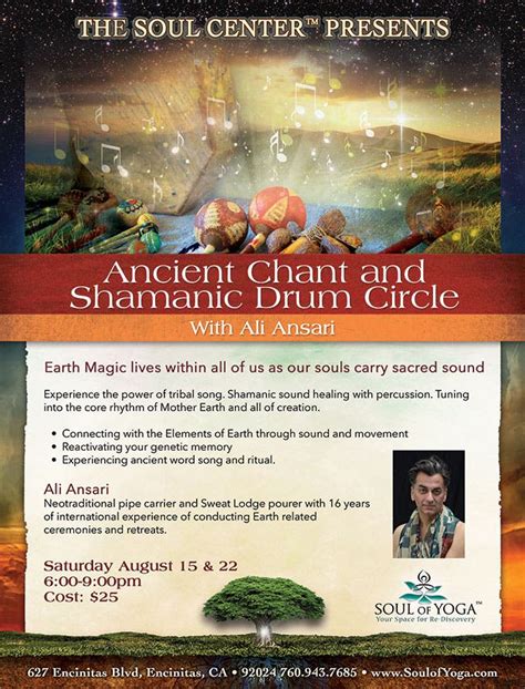 Ancient Chant and Shamanic Drum Circle | Encinitas, CA Patch