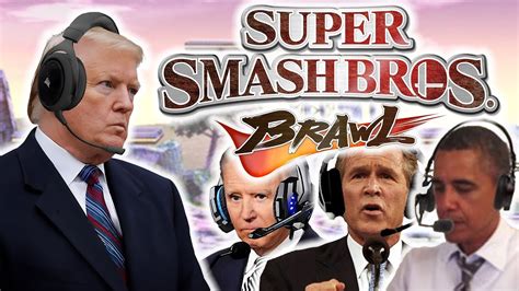 US Presidents Play Super Smash Bros Brawl YouTube