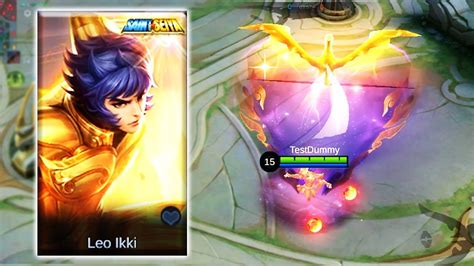 New Valir Leo Ikki Saint Seiya Skin Youtube