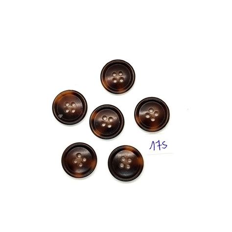 Boutons Vintage En R Sine Marron Mm Tr Boutons Creavea