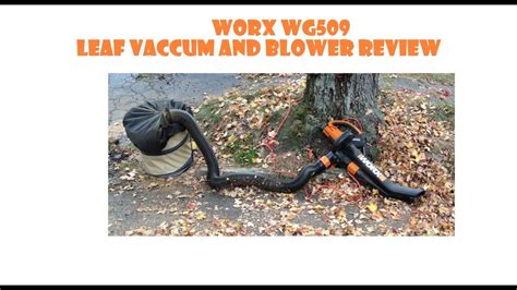 Worx Leaf Blower Vacuum And Mulcher Wg509 Review Youtube