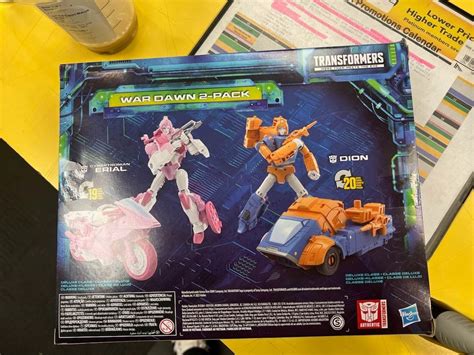 Legacy Evolution War Dawn Ariel & Dion 2-pack Sighted - Transformers