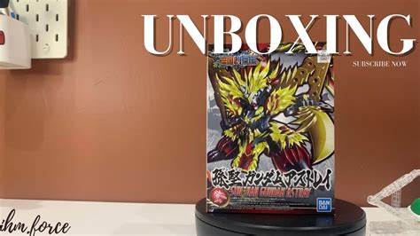 Unboxing Sd Gundam World Sangoku Soketsuden Sun Jian Gundam Astray