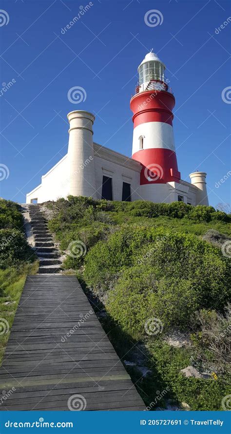 Lighthouse Of Cape Agulhas Stock Image Image Of Nature 205727691