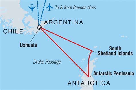 Map Of Antarctic Explorer From Buenos Aires 11 Days Antarctica Cruise Intrepid Travel