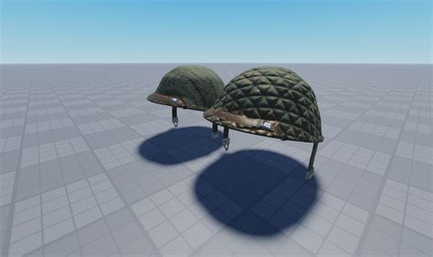 Army Helmet (2 TEXTURED VERSIONS, ROBLOX) - Nikoverc