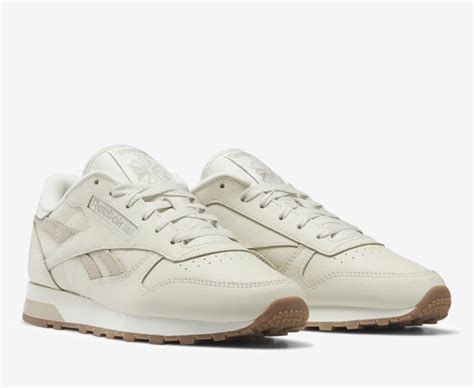 Reebok Classic Leather Alabaster Modern Beige Chalk Vegnonveg