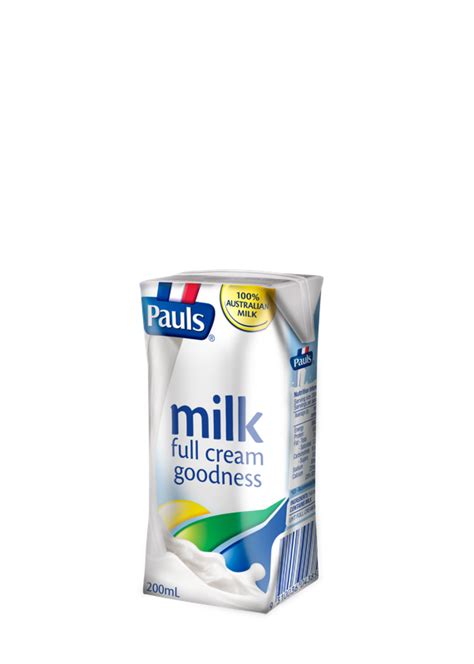 Pauls UHT Full Cream Milk 200ML Pauls Export Website