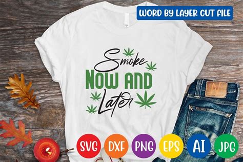 Smoke Now And Later Svg Design Graphic By Craftzone Creative Fabrica