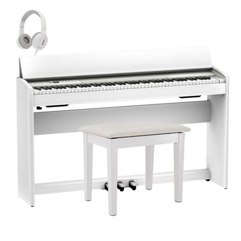 Roland F Pianoforte Digitale Con Accessori Bianco Gear Music