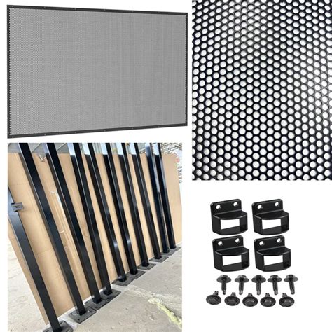 Perforated Pool Panel Meter Kit Aluminium Perf Pool Fence Mesh Use For