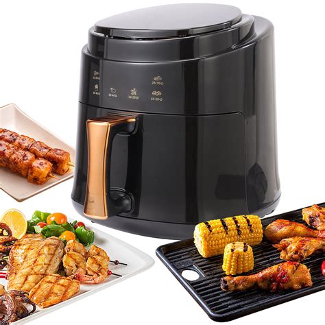 Air Fryer 7.26 QT, 6-in-1 Hot Air Fryers, Electric Oilless Small ...