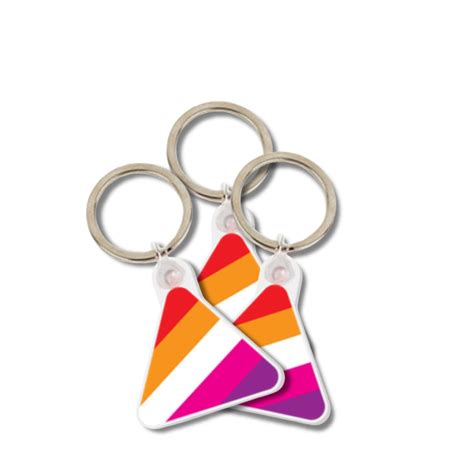 Lesbian Pride Triangle Acrylic Keyring The Pride Shop