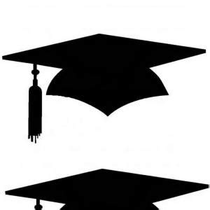 Graduation Cap Outline Vector at Vectorified.com | Collection of ...