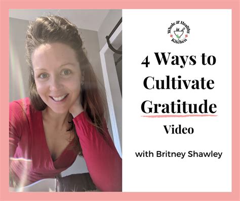 4 Ways to Cultivate Gratitude - Whole & Healthy Kitchen