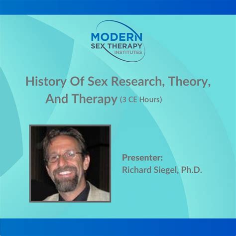 History Of Sex Research Theory And Therapy Ce Hours Modern Sex Therapy Institutes
