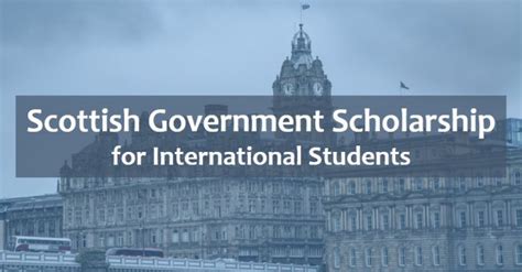 Scottish Government Saltire Scholarships 2017 for International ...