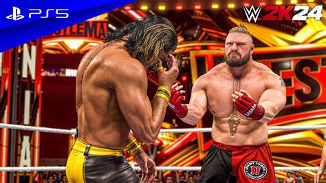 Wwe K Brock Lesnar Vs Seth Rollins Extreme Rules Match Ps