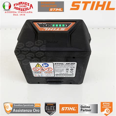 Batteria AK 20 Stihl Originale Da Rivenditore Ufficiale Stigl Farmacia