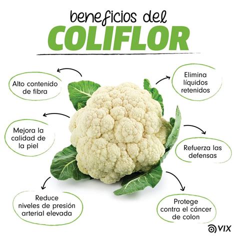 Beneficios Del Coliflor Frutas Y Verduras Beneficios Beneficios De