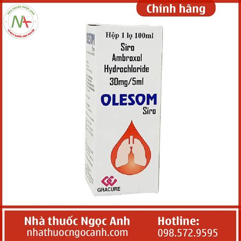 Thuốc siro ho Olesom 30mg 5ml cho bé giá bao nhiêu mua ở đâu