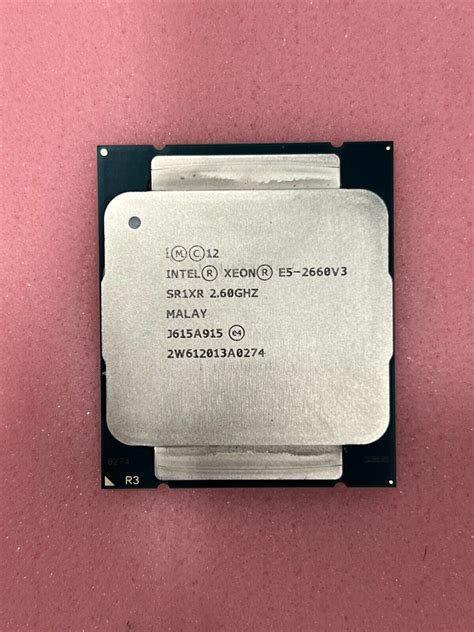 Intel Xeon E5 2660 V3 2 60GHz 10 Core CPU SR1XR EBay