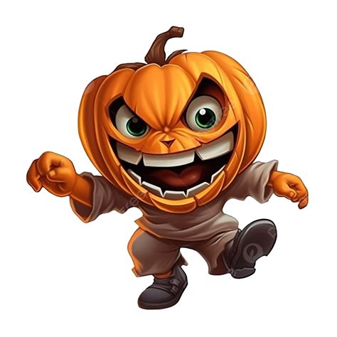 Cute Little Jack O Lantern Run Pose, Halloween Jack O Lantern, Pumpkin ...